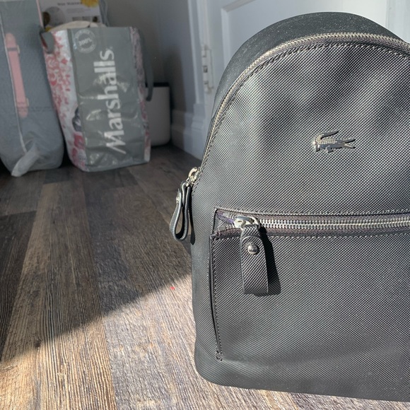 Lacoste Coated piqué canvas Backpack - Picture 5 of 7